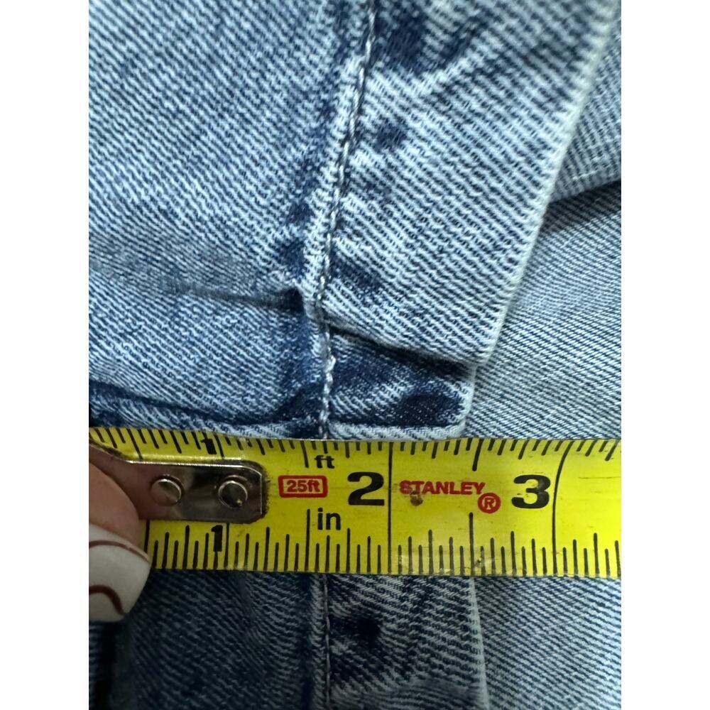 Driftwood Quilted Romper Belted Waist Denim Acid Wash Size Small NEW - Picture 11 of 11